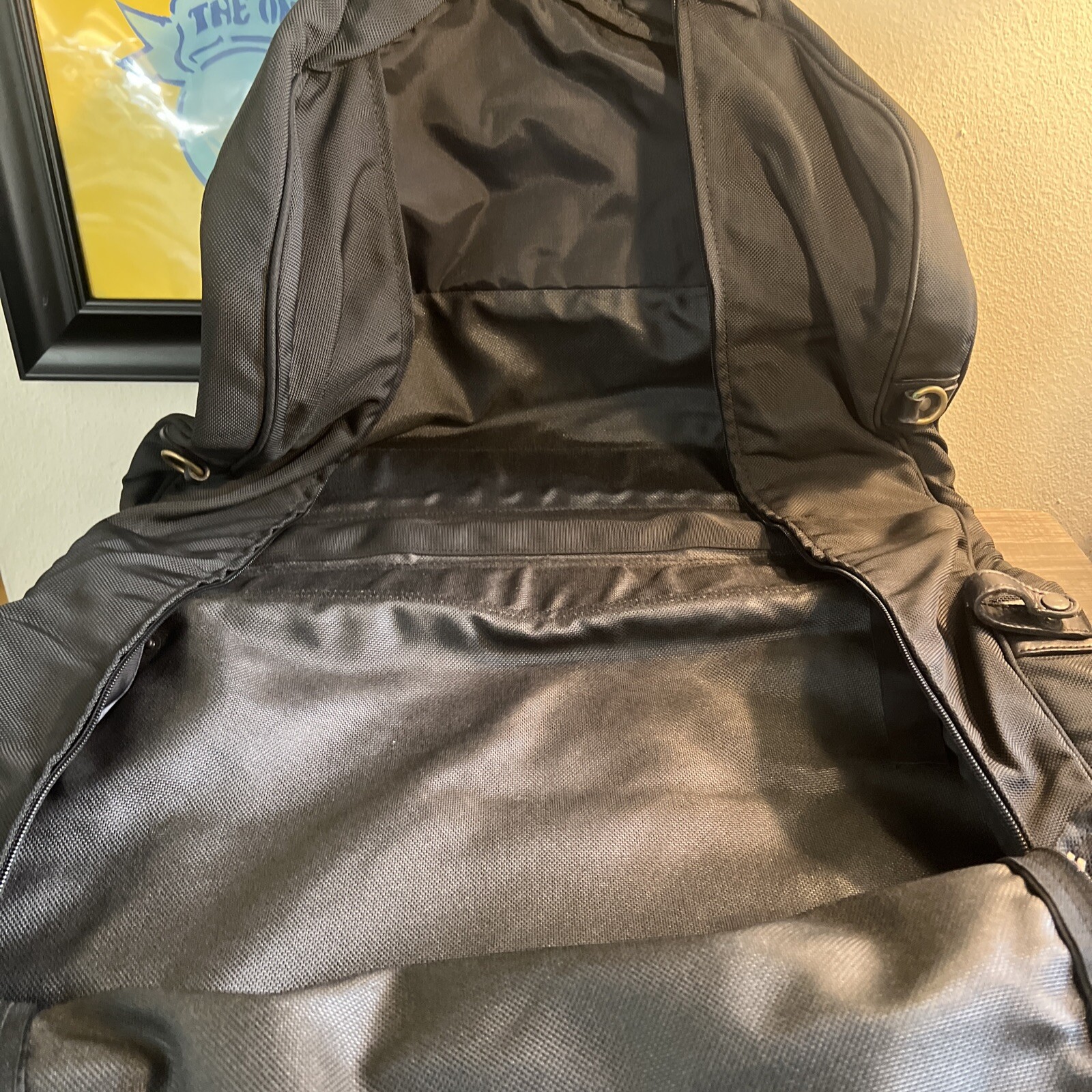 Glaser Designs San Francisco Leather Briefcase Laptop Bag Carry On Luggage