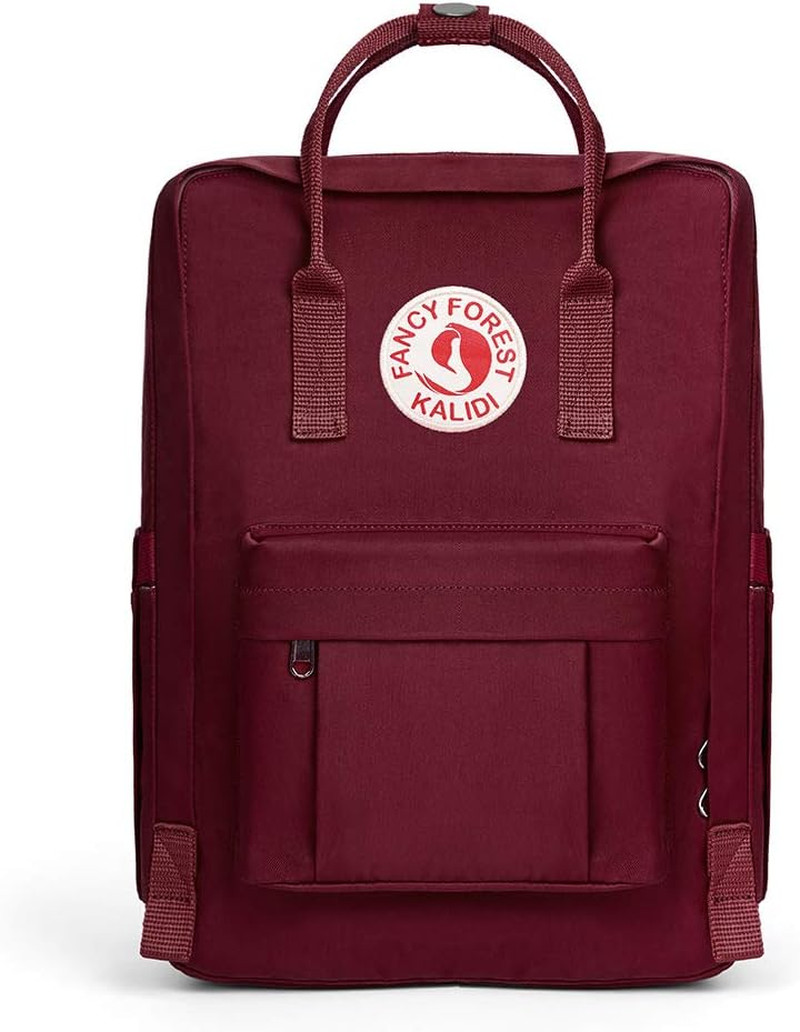 Casual Laptop Backpack 15 Inches Classic Camping Rucksack Travel Outdoor Square