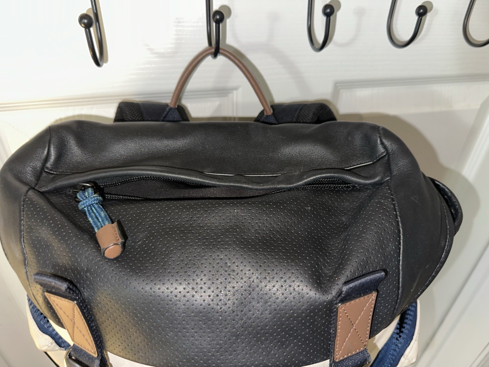 Coach Calfskin Leather Ranger Track Backpack