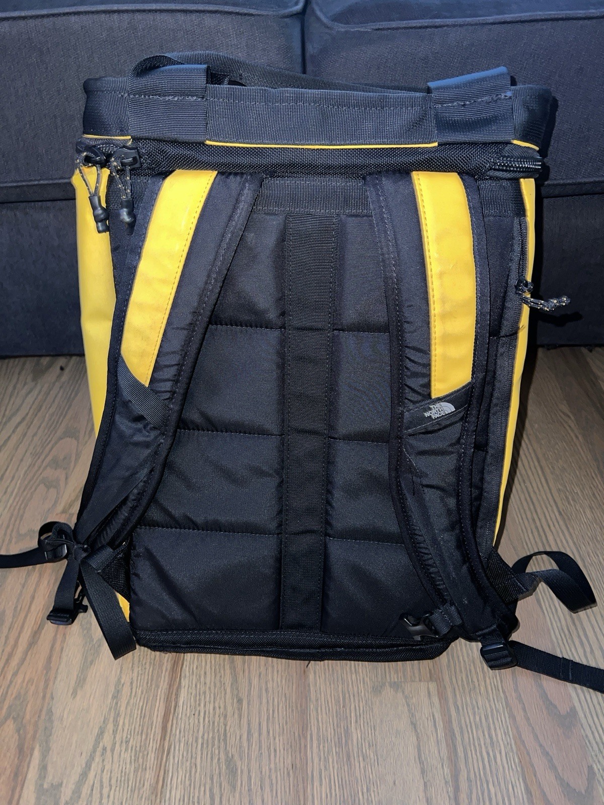 THE NORTH FACE Big Logo Square Backpack EXPLORE FUSEBOX L [NF0A3KYF] Yellow
