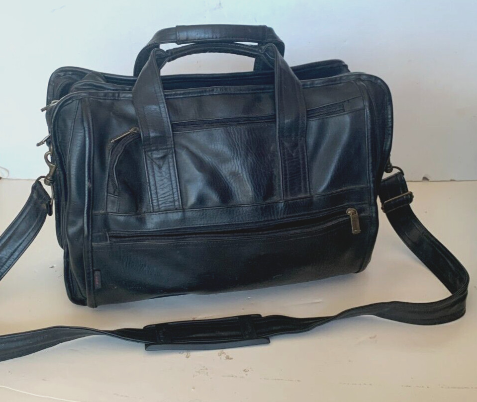 COMP-U-POUCH Tech Organizer Laptop Executive Messenger Travel Bag BY HIT