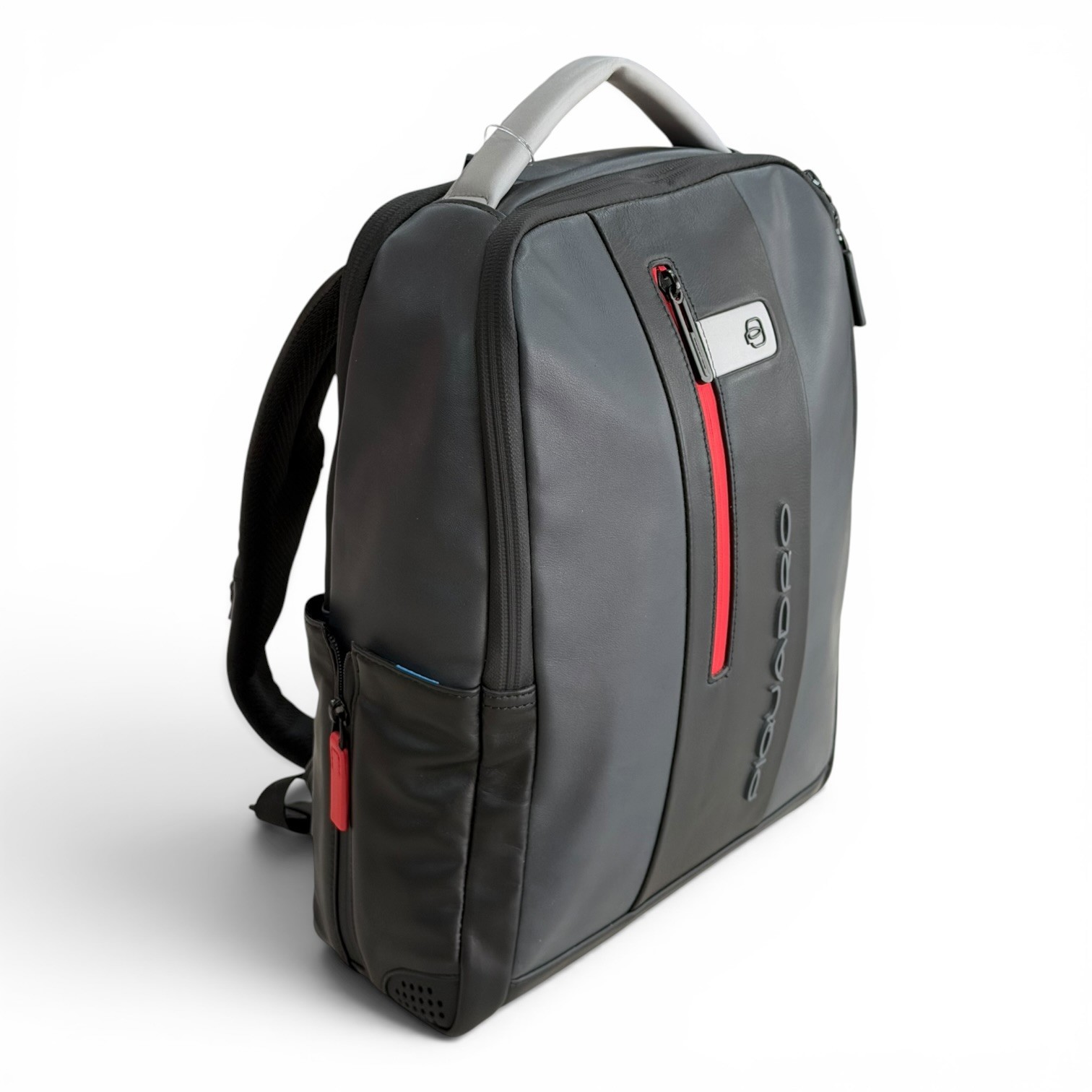PIQUADRO men’s backpack leather backpack with computer made in Italy notebook