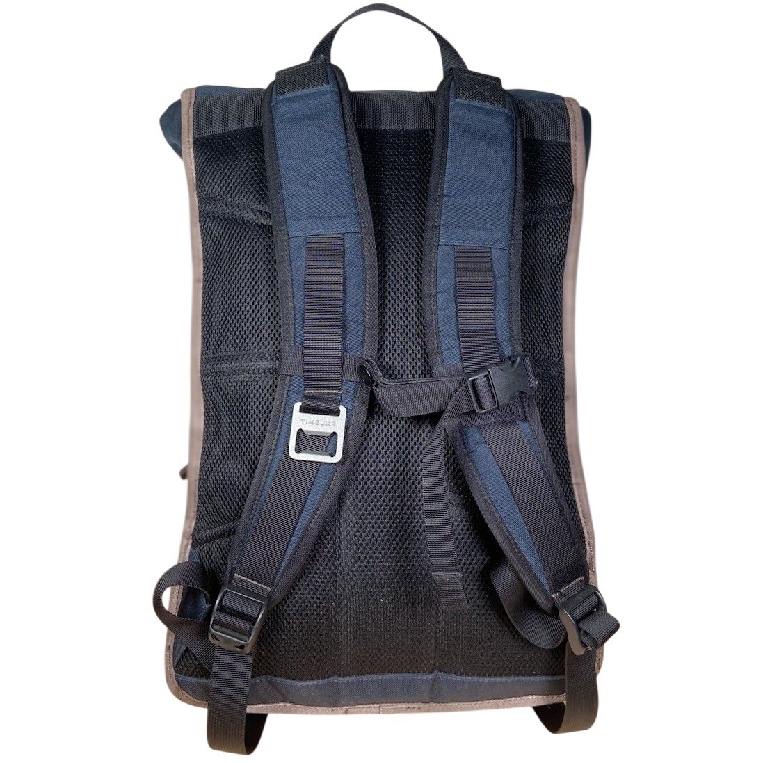 Timbuk2 Rogue Backpack Navy Gray Roll Top Commuter Laptop Travel Bag