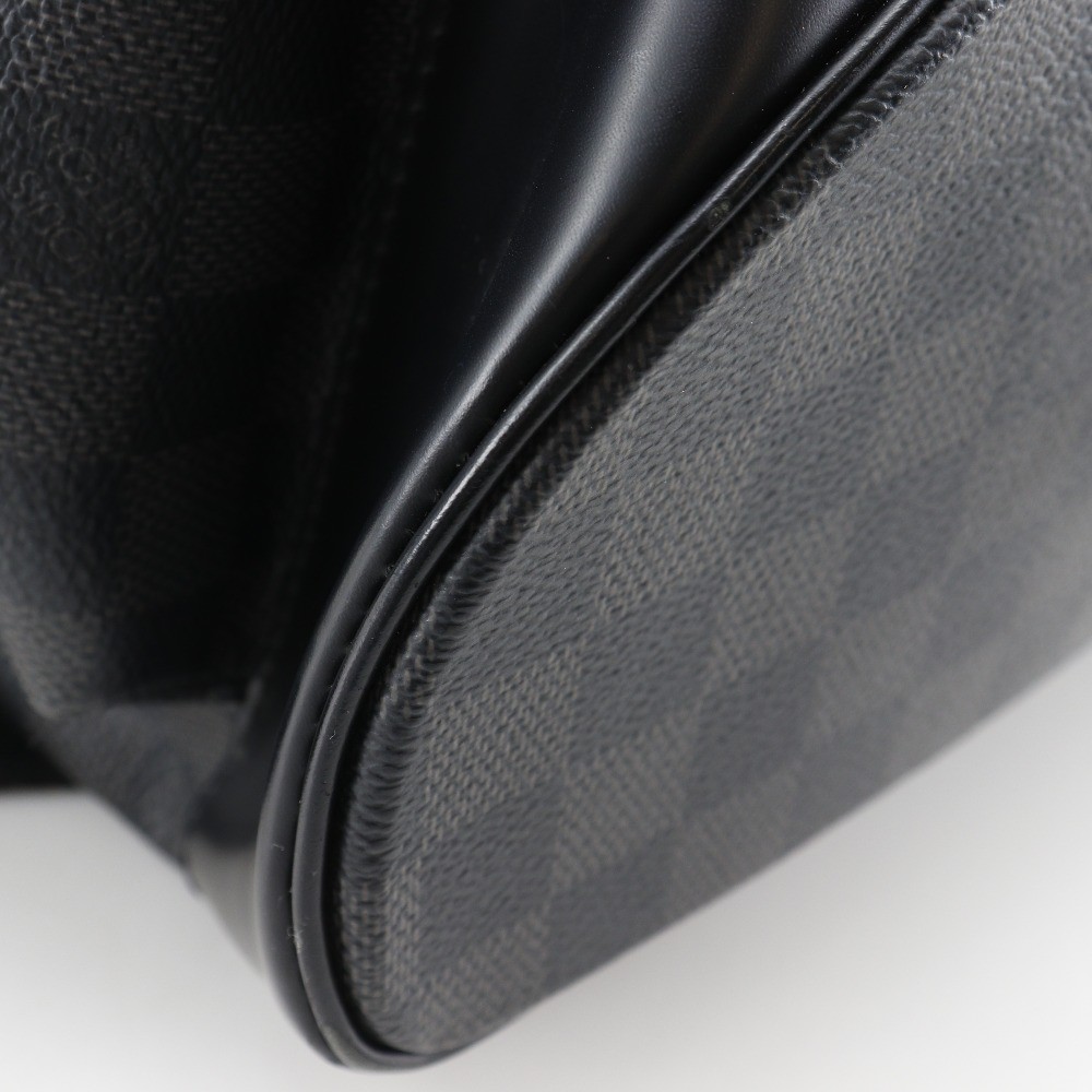 LOUIS VUITTON Christopher PM Backpack Daypack N41379 black Damier Grafitto…