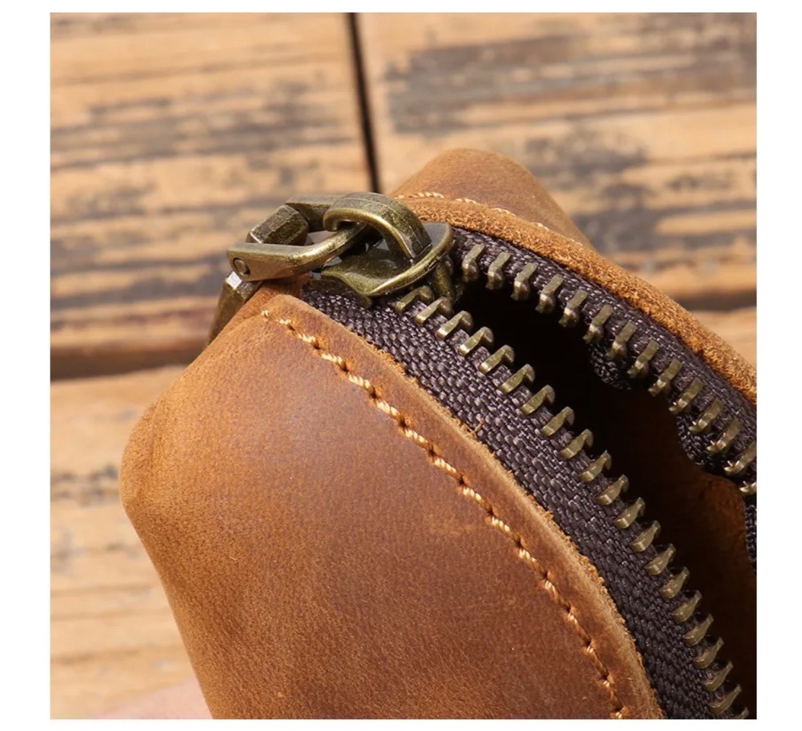 men’s leather multi-functional clutch coin bag 🙈