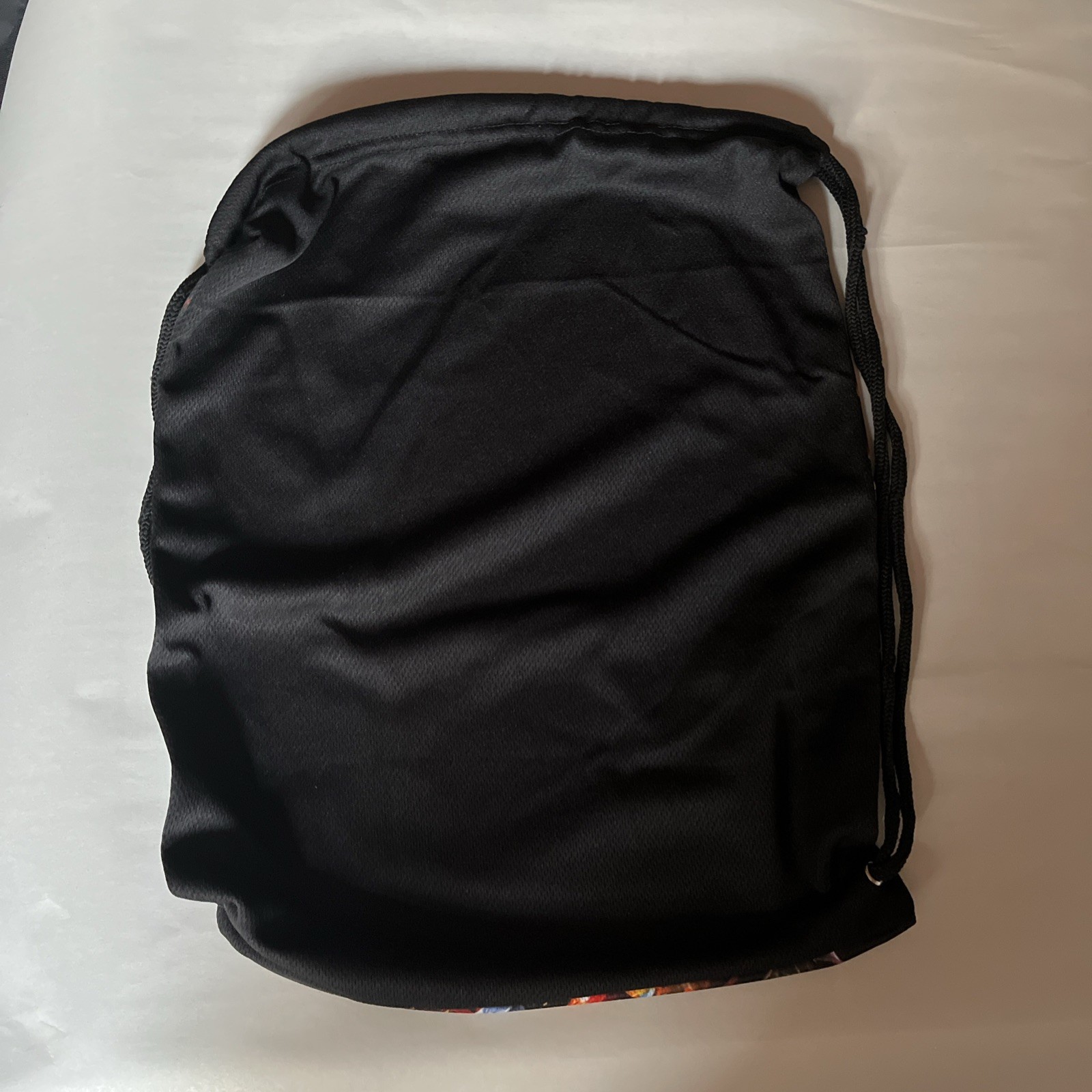 Monster Jam Monster Trucks Drawstring Backpack Gym Bag Light Weight Black New