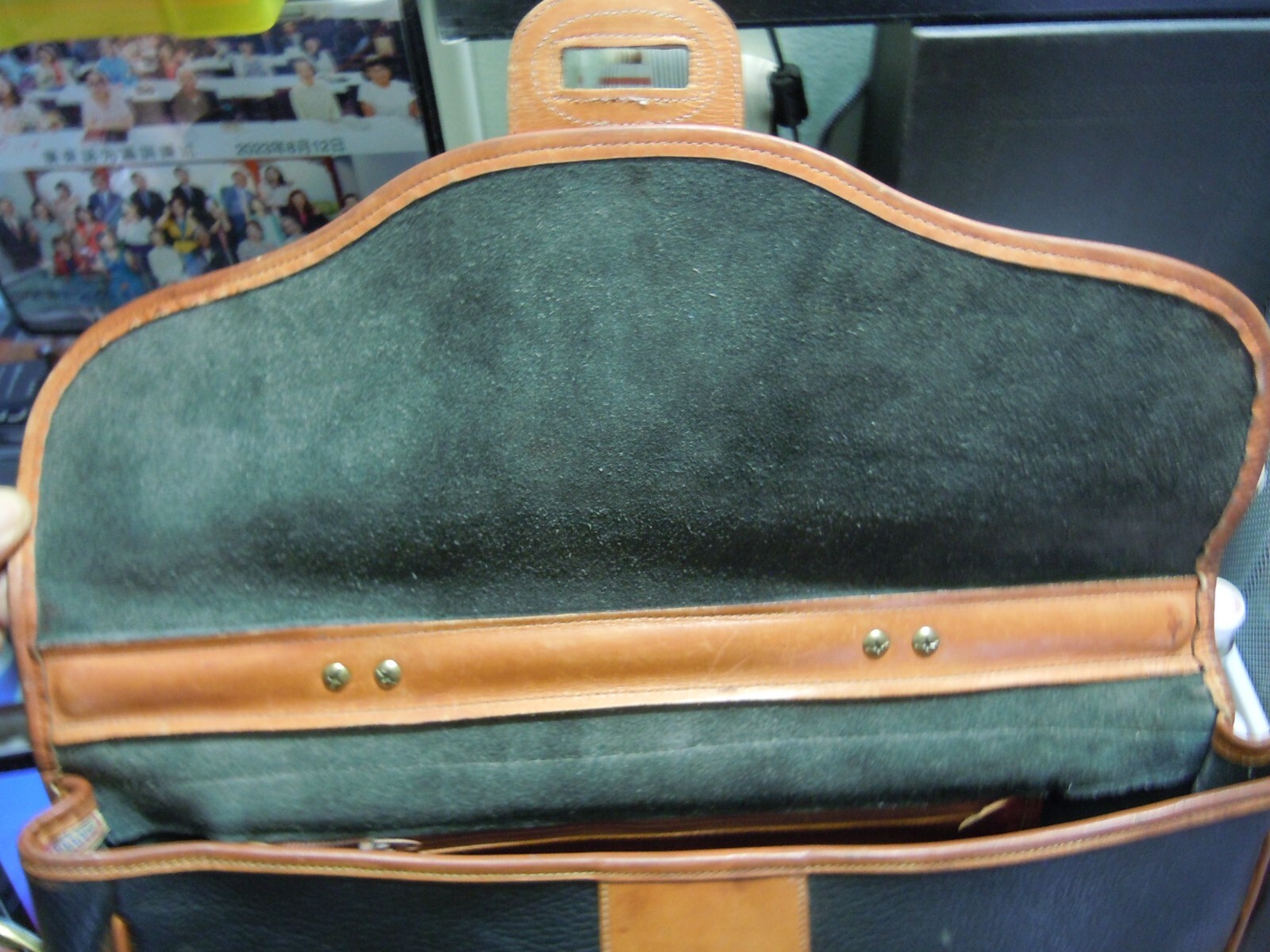 Vintage Dooney & Bourke Laptop / Briefcase Messenger USA #3 (on sale)