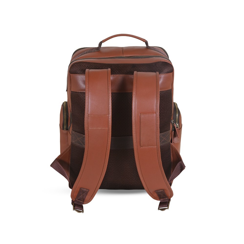 Genuine Leather Backpack for Men Vintage Travel Work Bag Retro Laptop School Bag