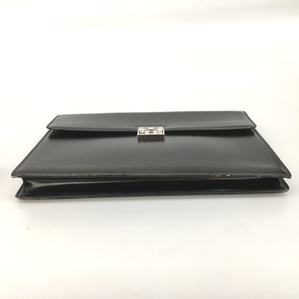 Salvatore Ferragamo Briefcase Business Case Leather Black 40.5x29x4cm pre-owned