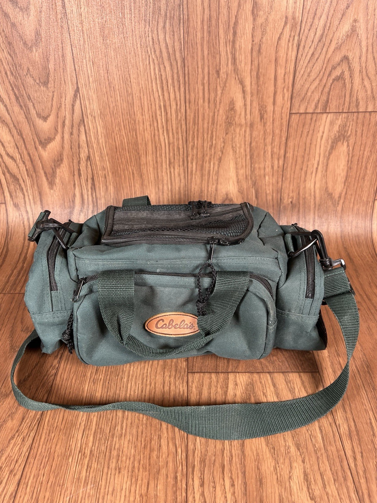 Cabela’s Outdoor Gear Green Utility Duffle Bag Travel Fishing Camping Small Tote