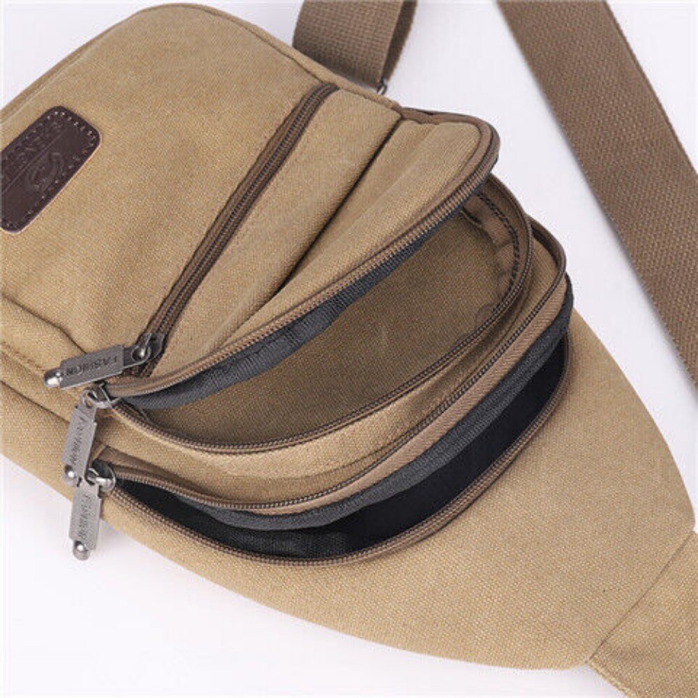 Men Backpack Tactical Sling Bag Chest Shoulder Fanny Pack Crossbody Sport Travel