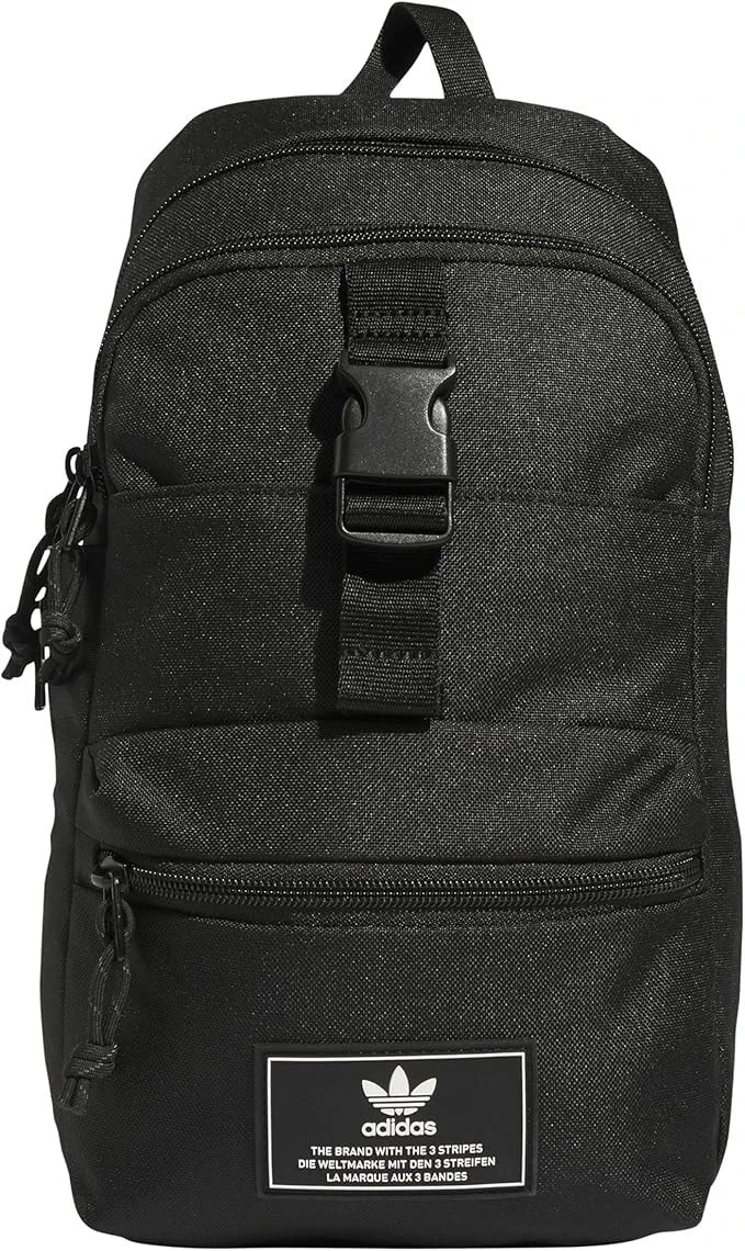Adidas Originals Utility 3.0 Sling Crossbody Shoulder Bag Black Bottle Unisex