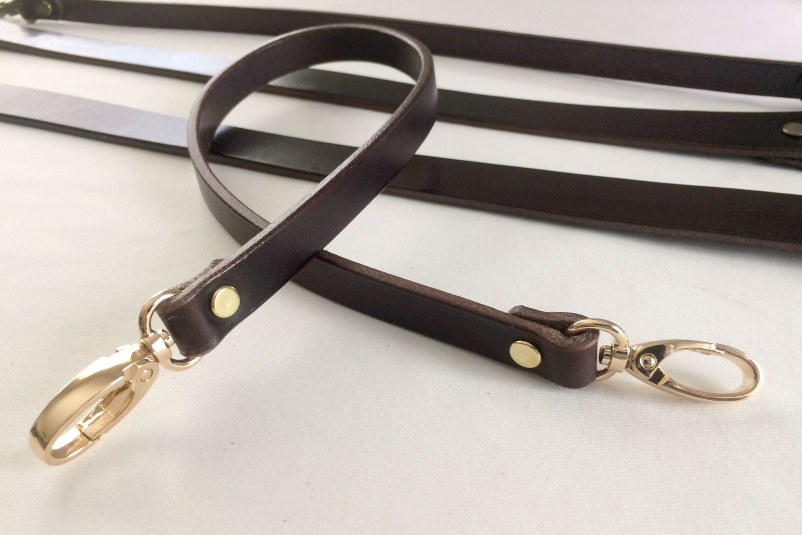 5/8″ Chocolate Dark Brown Leather Bag Handle Purse Replacement Strap – 18 inches