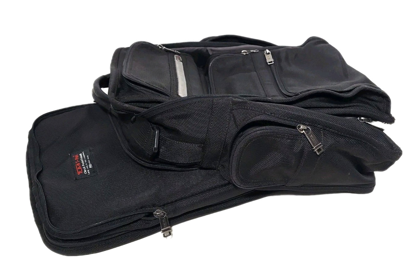 Tumi Alpha Backpack Ballistic Nylon T-Pass Laptop Padded City Pack Bag 26578D4