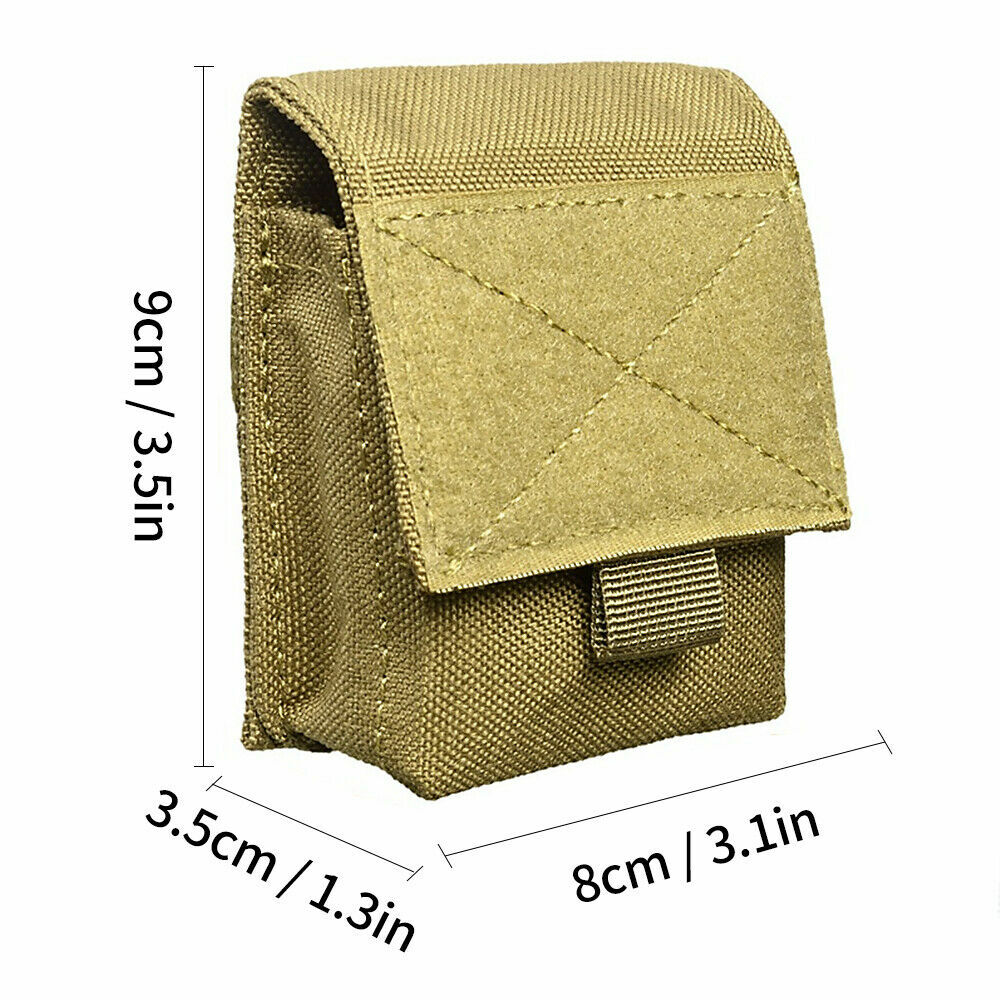 Tactical Cigarette Pouch Molle Small Military Bag Battery Cigarette Case Utility