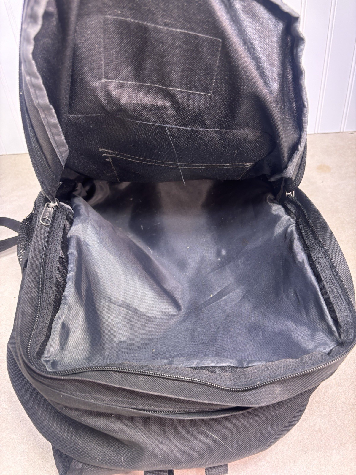 Trans By Jansport Backpack Blwck Multi Zip Bookbag School Sport Travel Bag