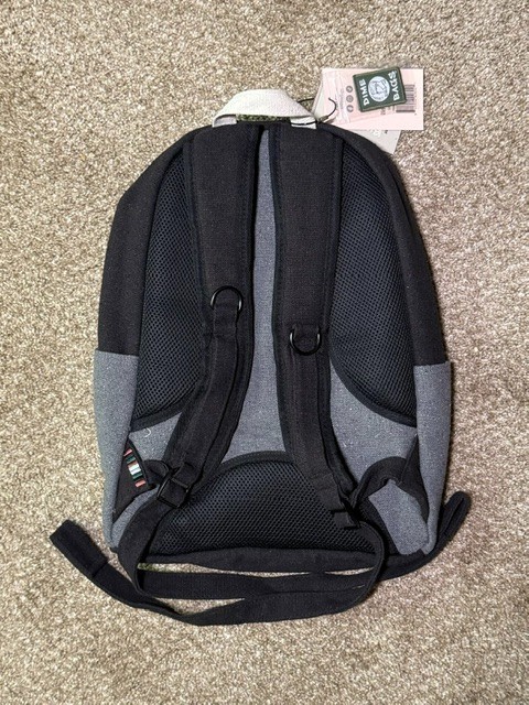 The Pioneer HEMP Naturals Charcoal Gray Backpack Dime Bags
