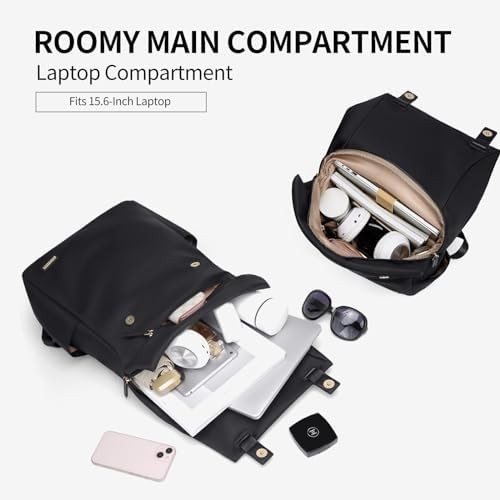 Women Laptop Backpack Computer Backpacks Carry On Waterproof backpack Fits 15…