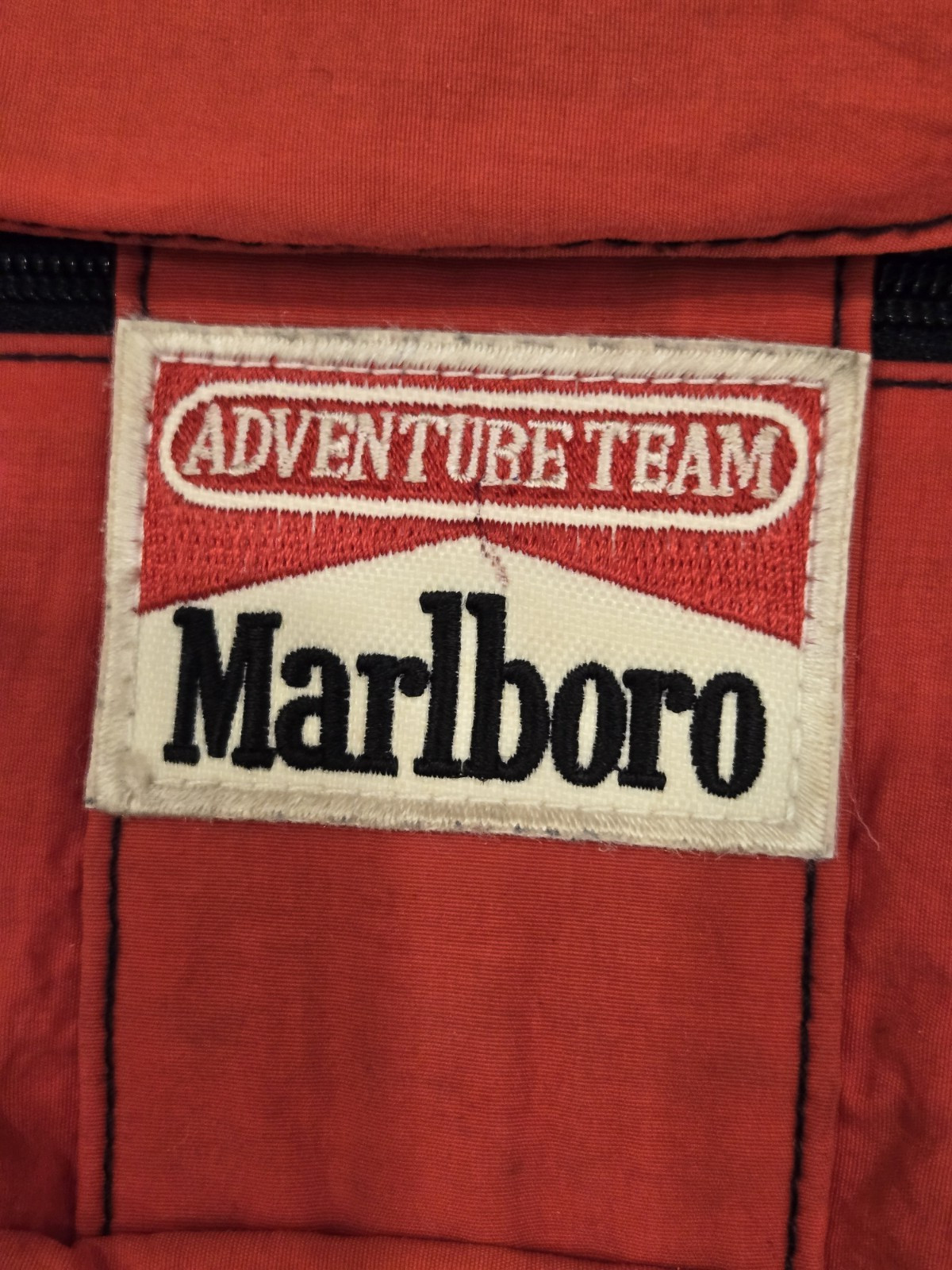 Vintage 90s Marlboro Adventure Team Red Fanny Pack Outdoor Waist Bag GUC