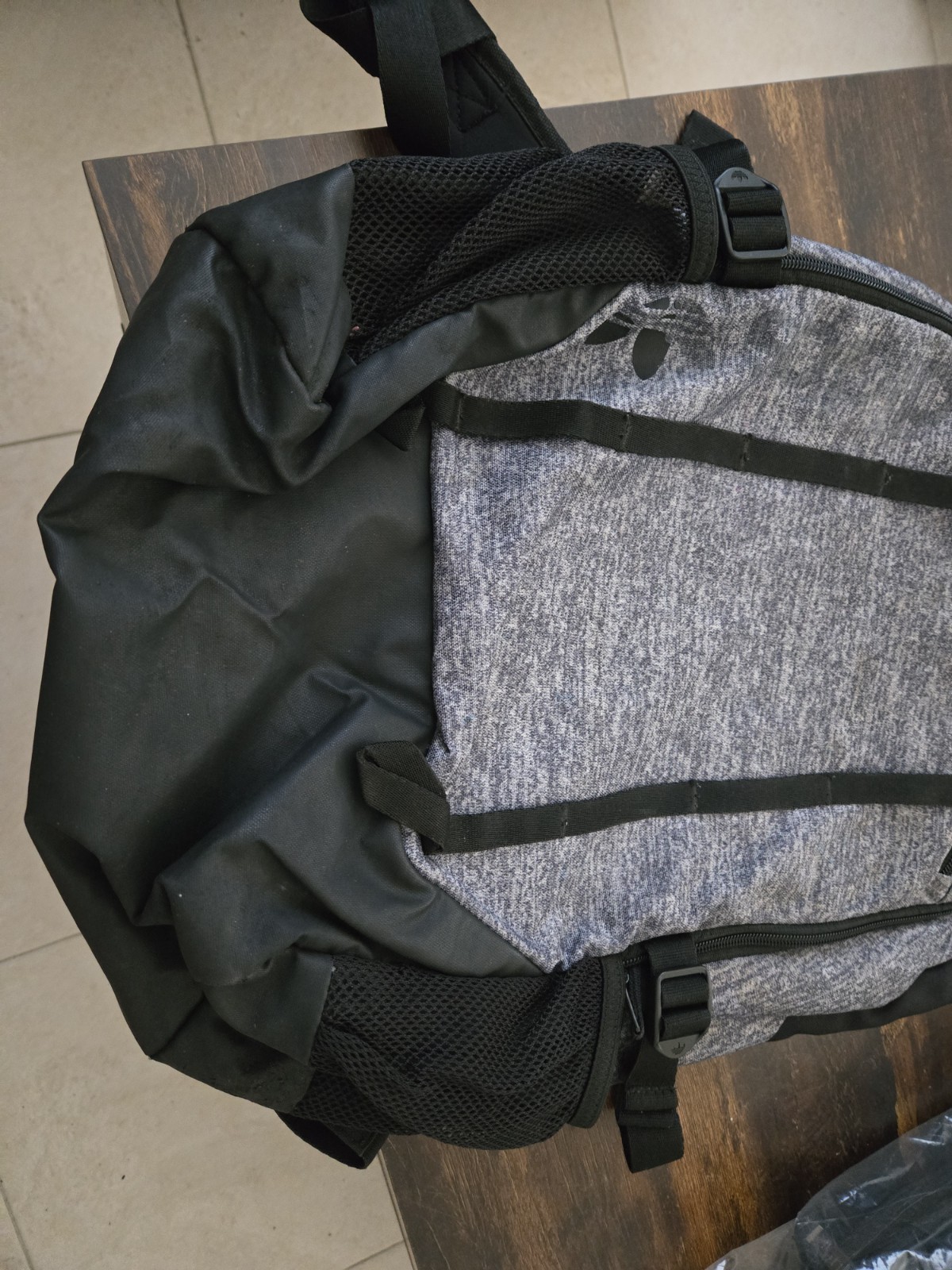 ADIDAS DEFENDER TEAM UNISEX 20″ Backpack Laptop Bag VENT GRAY