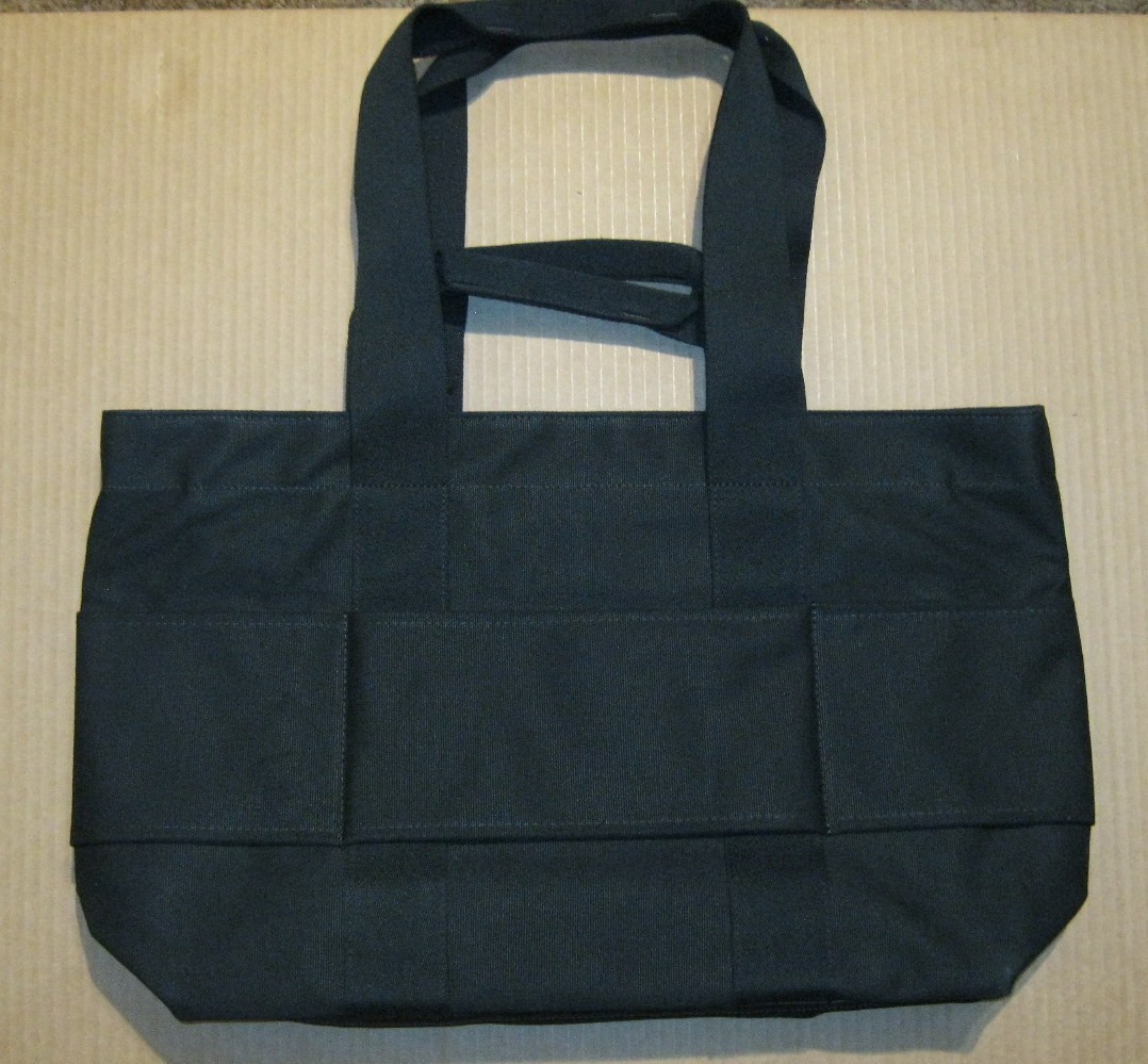 NWT JULY Everyday Large Tote – Black Canvas Bag 16.1″ W x 11.8″ H x 6.5″ D $155