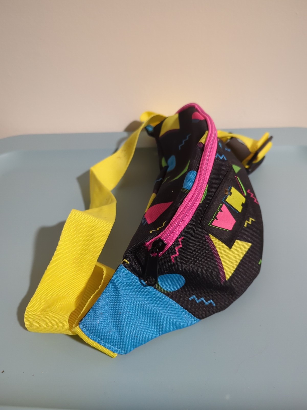 Whatever Fannypack Target Exclusive 2019 Fun Retro 80’s Style w/ Blue Lining