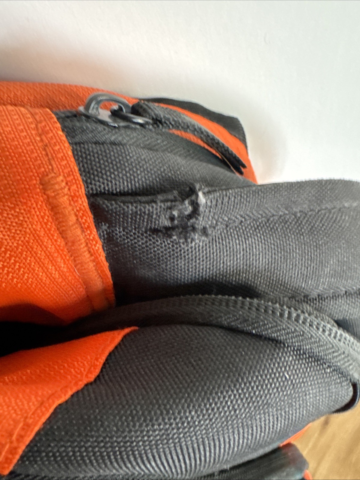 Ogio Logan Black Backpack Laptop Bag Travel Padded Canvas Orange Black