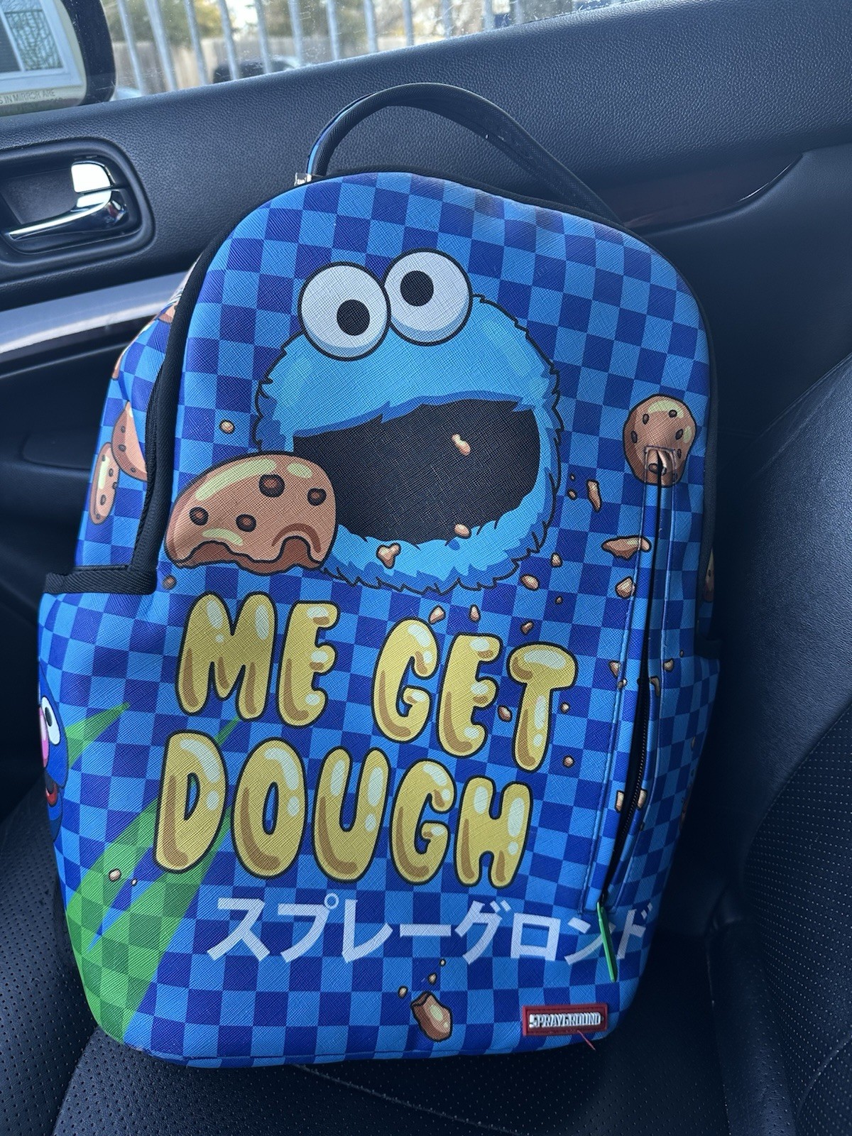 Sprayground x Sesame Street Backpack: Cookie Monster “Me Get Dough” (DLXV)