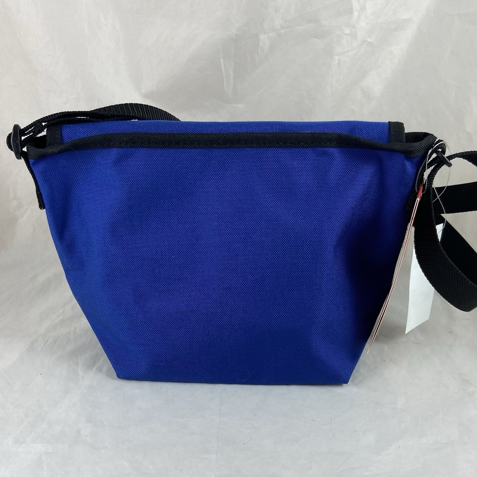 Manhattan Portage Messenger Bag Hook-and-Loop Closure Zip Pocket ROYAL BLUE NWT
