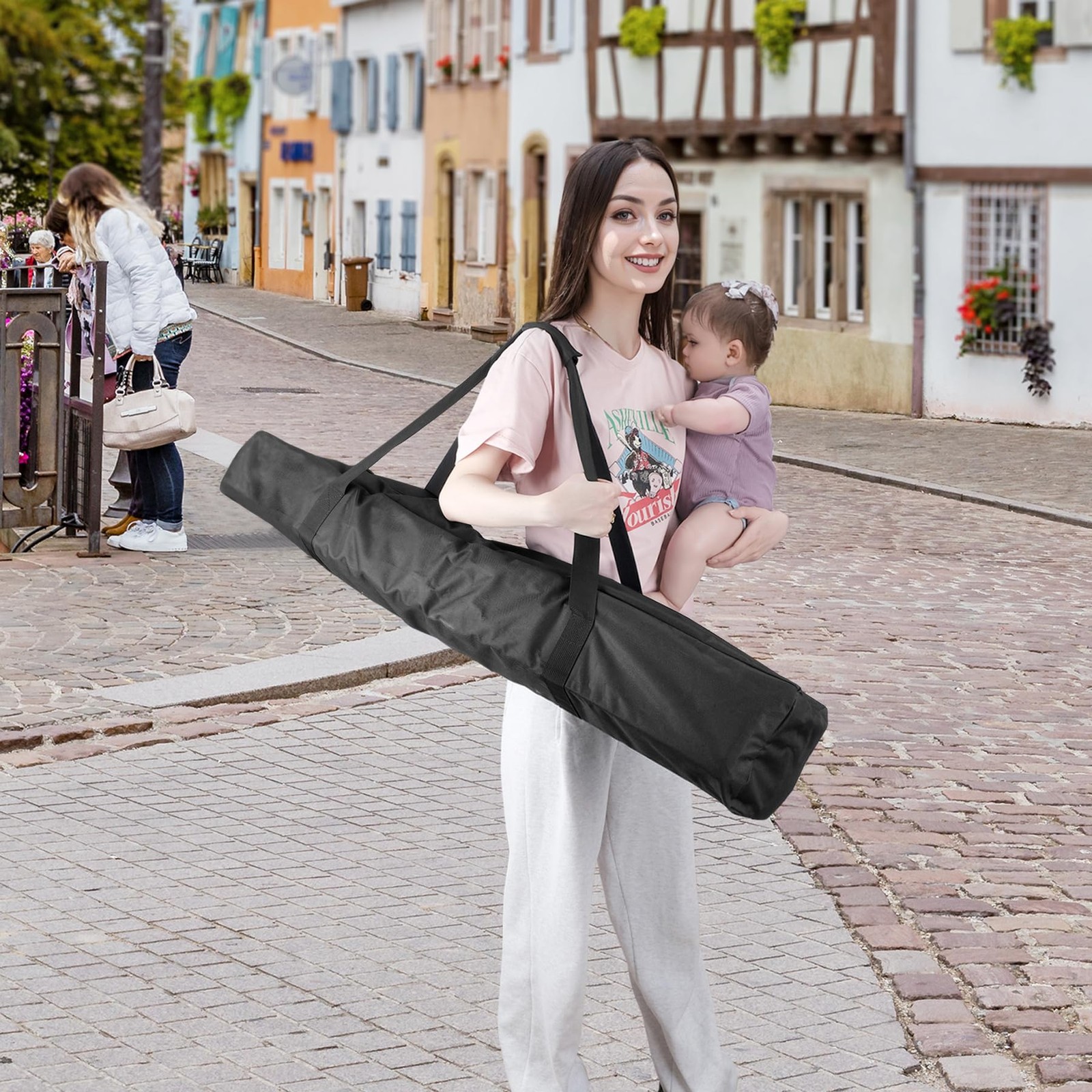 45 Inch Tripod Carrying Case – 45x7x7 Inch Storage Bag for Light Stands, Fish…