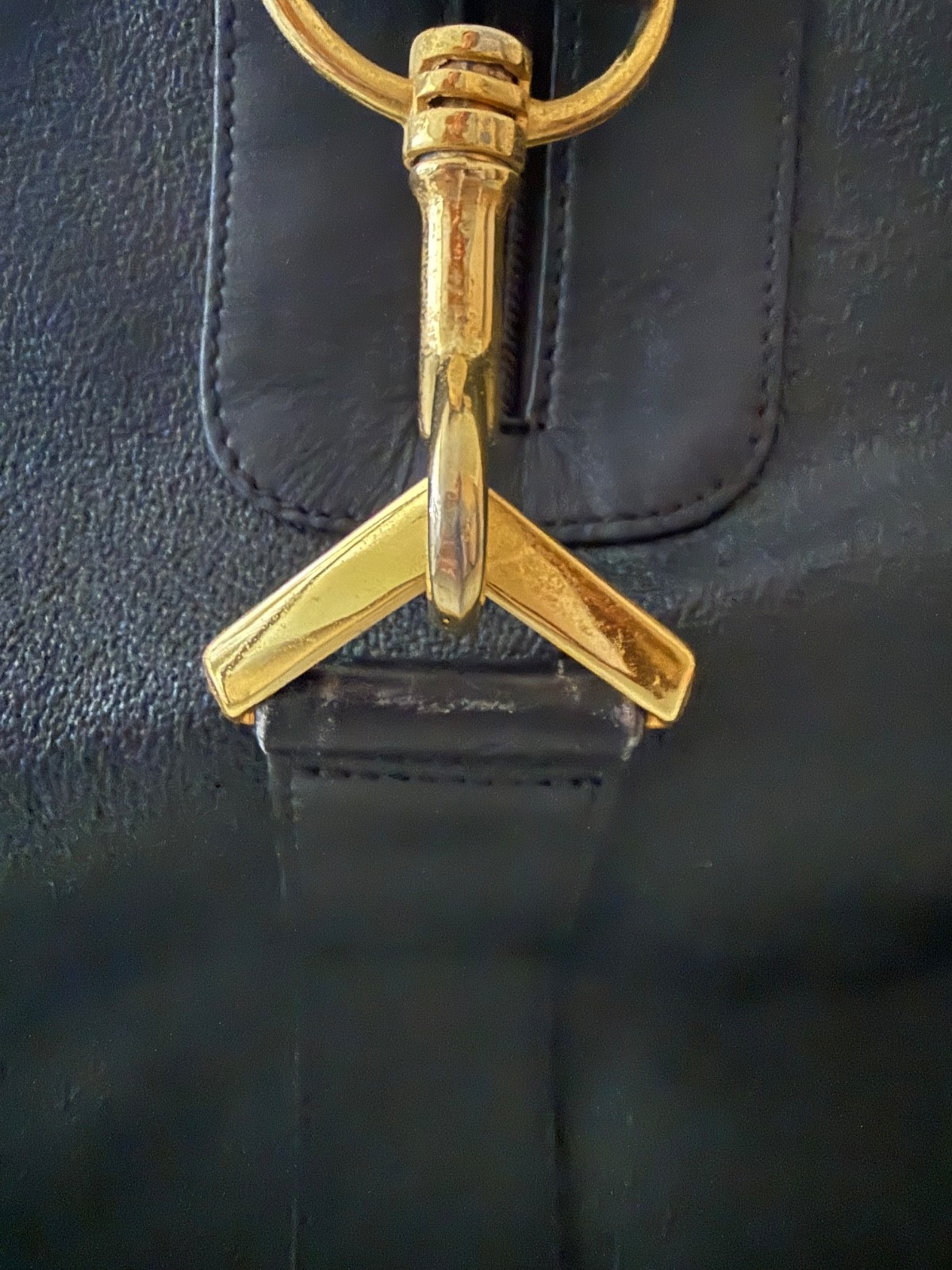 VINTAGE VERSACE LOGO MEDUSA BLACK TRAVEL DUFFLE BAG
