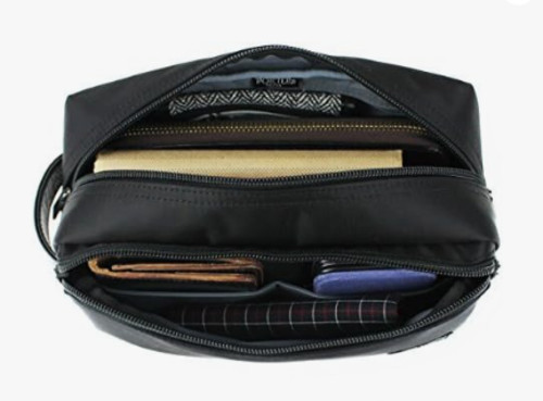 PORTER Yoshida TIME Pouch 655-17877 Black Clutch Case Travel Organizer JPN