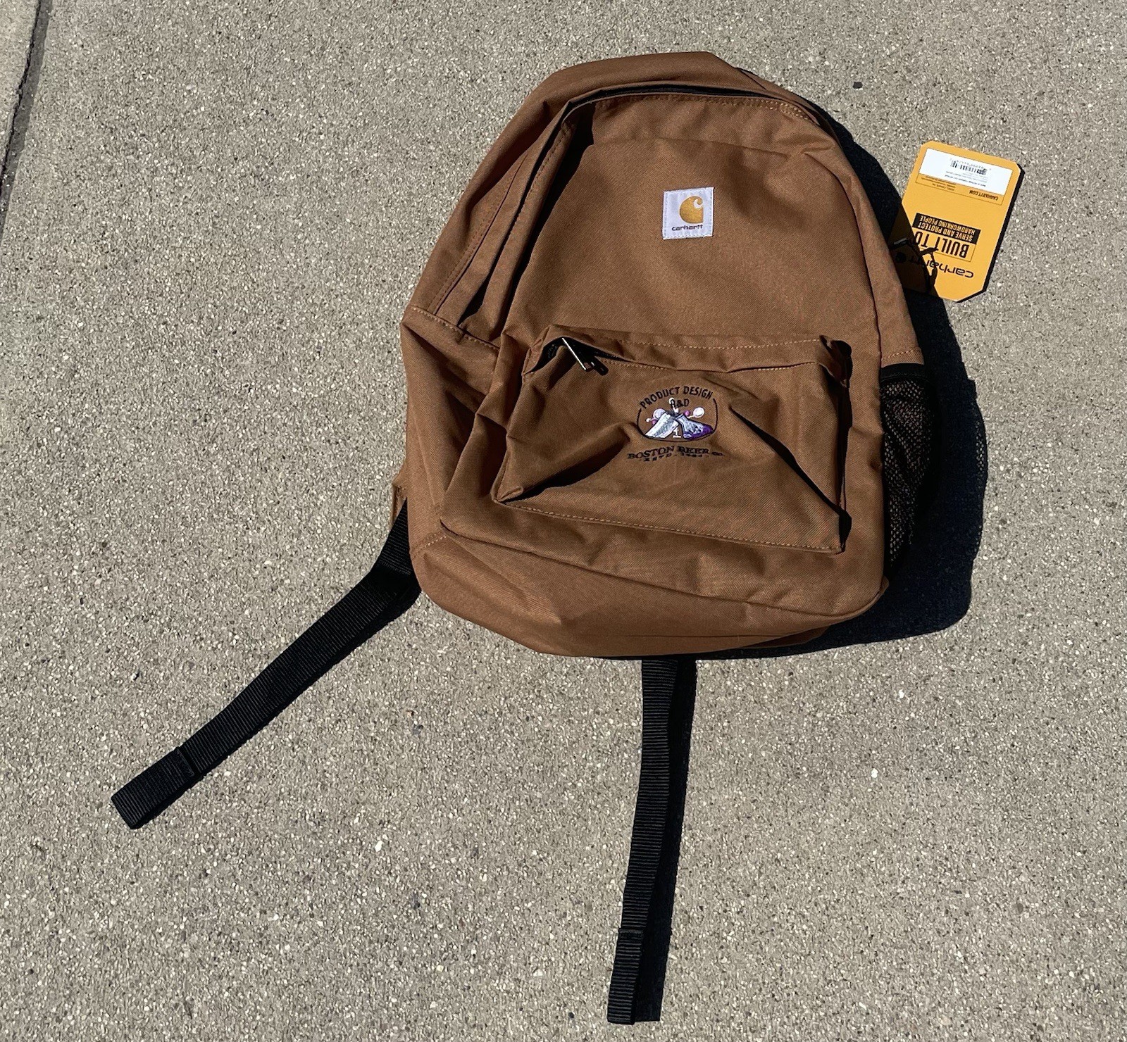 CARHARTT CANVAS BACKPACK PADDED SHOULDER STRAPS MESH SIDE POCKETS NEW WITH TAGS