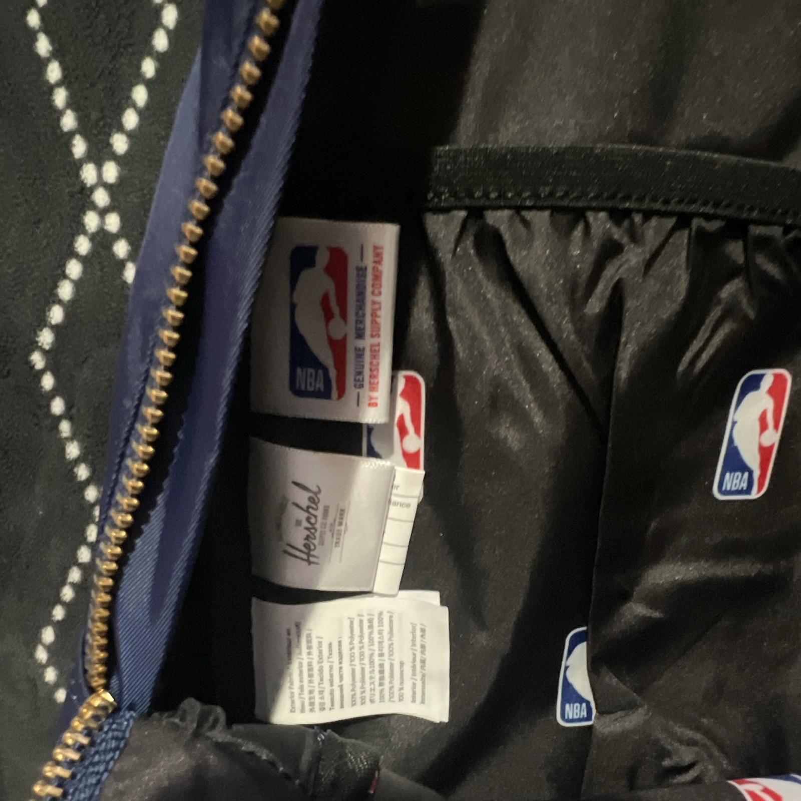 HERSCHEL UTAH JAZZ NBA BASKETBALL BACKPACK 100% AUTHENTIC -size Laptop 15” -New