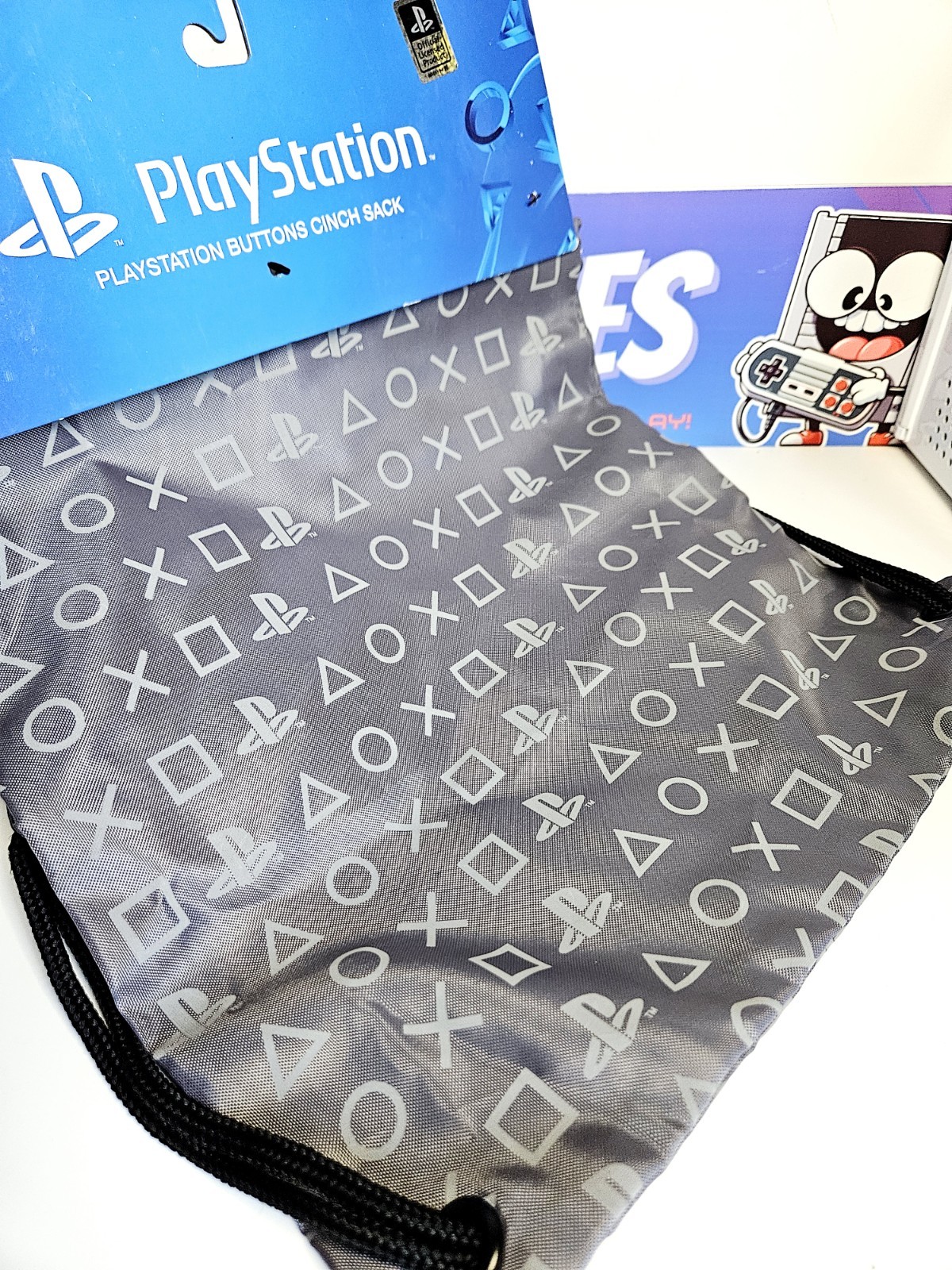Playstation Buttons Cinch Sack New