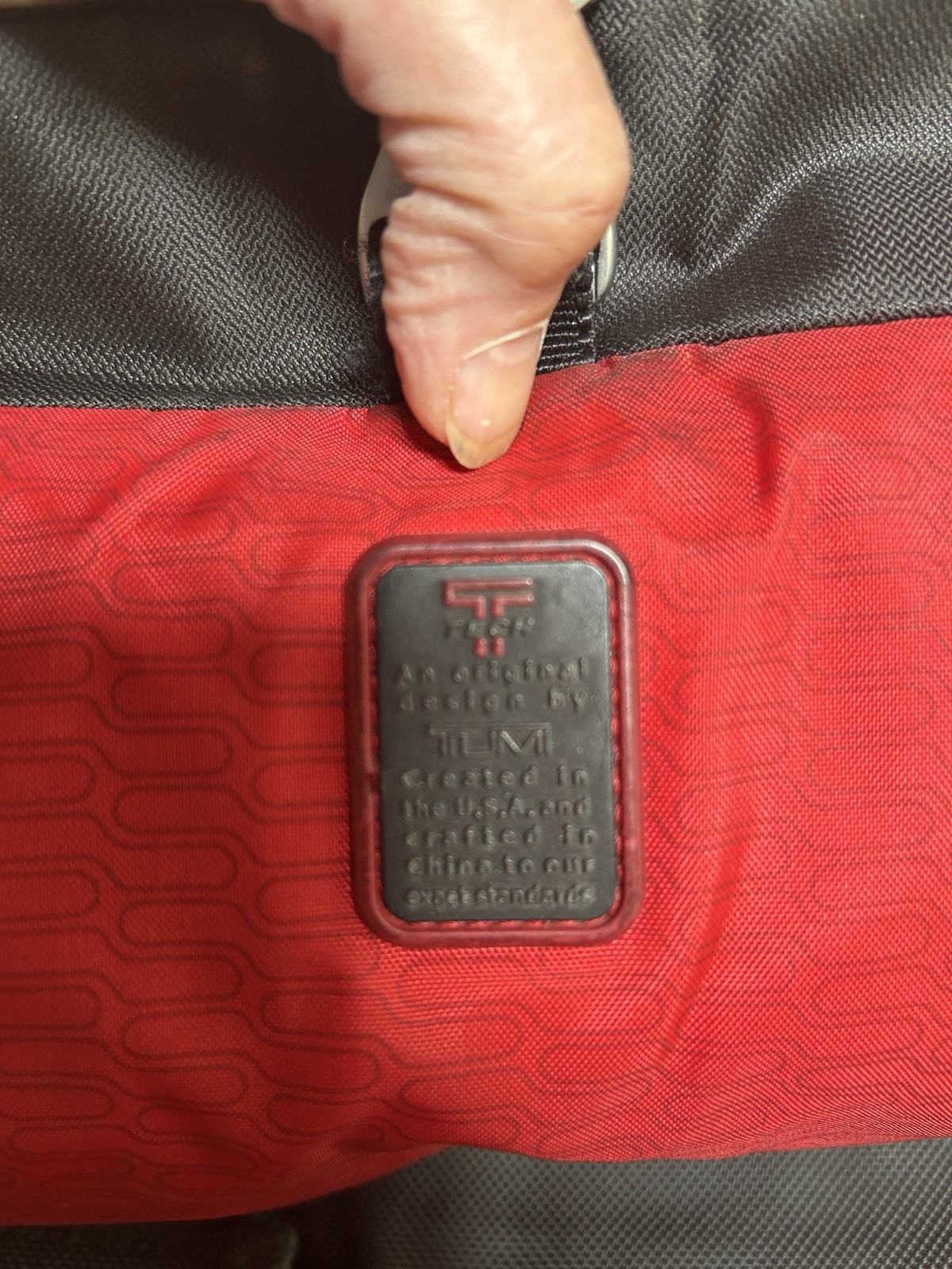 TUMI T-TECH MESSENGER Bag LAPTOP Briefcase Black Travel Padded Shoulder