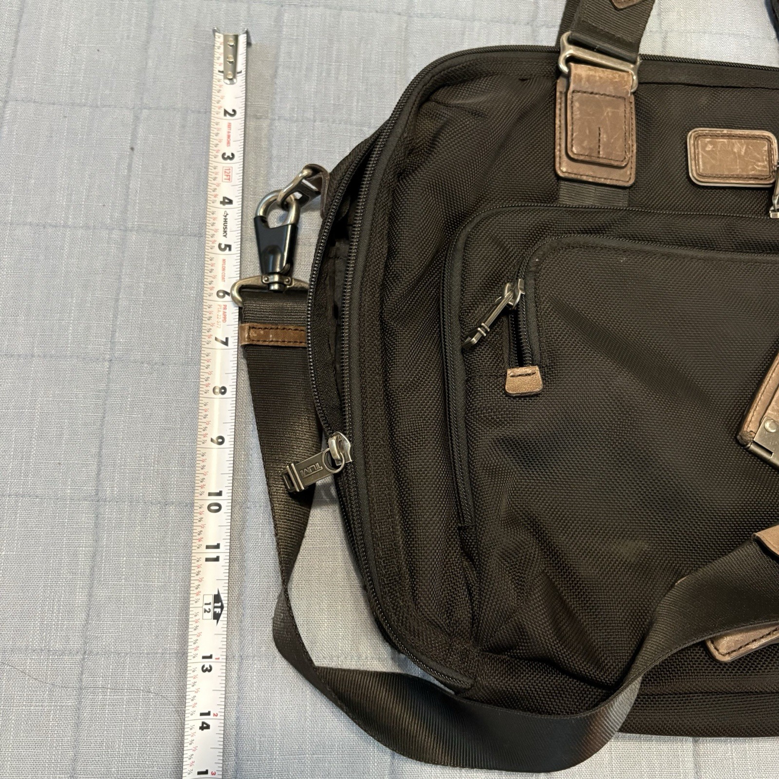 TUMI Alpha Bravo Yuma Slim Briefcase 22631HKH 2WAY Nylon Business Bag Black