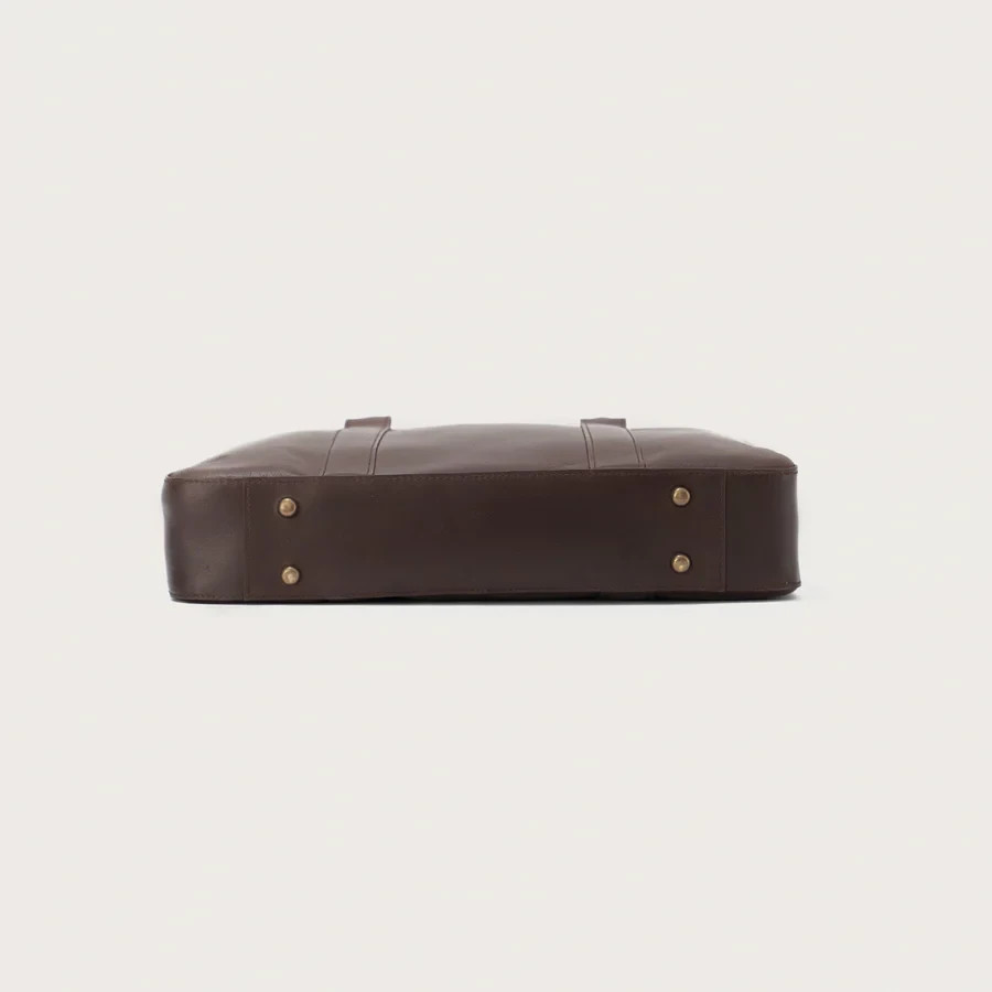 Vintage Executives Brown Leather Business Briefcase