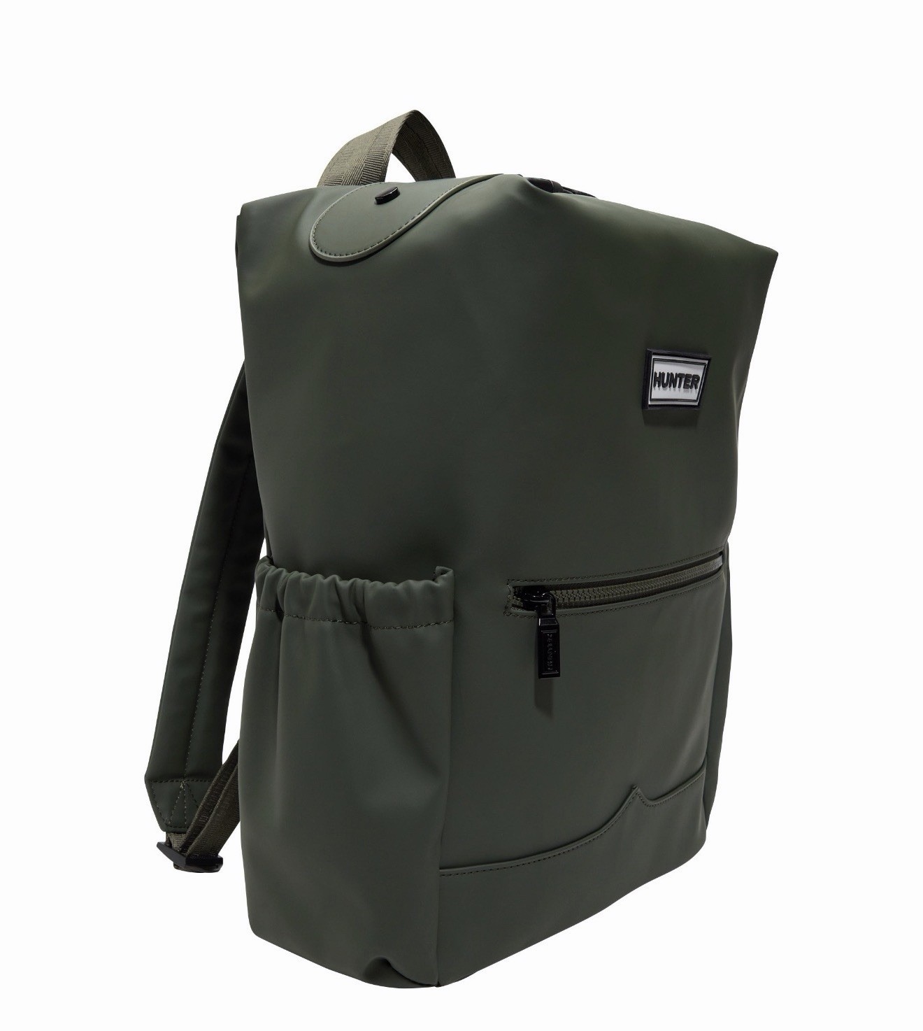 NEW Hunter Waterproof Backpack Green Rolltop Laptop Bag 14″ Minimalist, Pockets