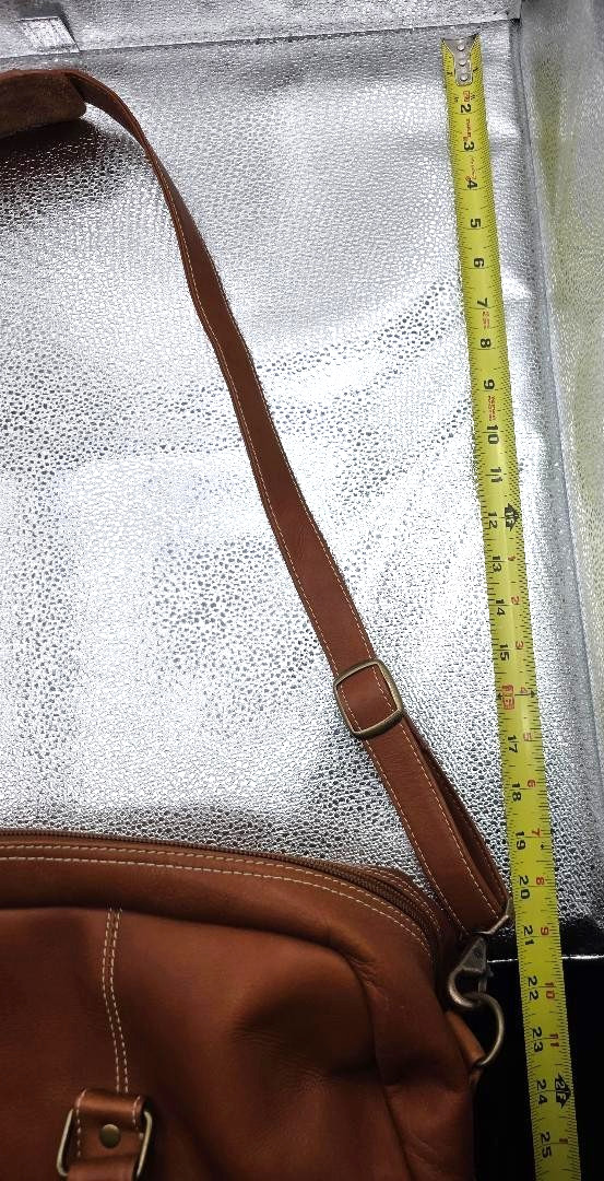 Links & Kings Double Handles Crossbody Duffle Bag FLAWS