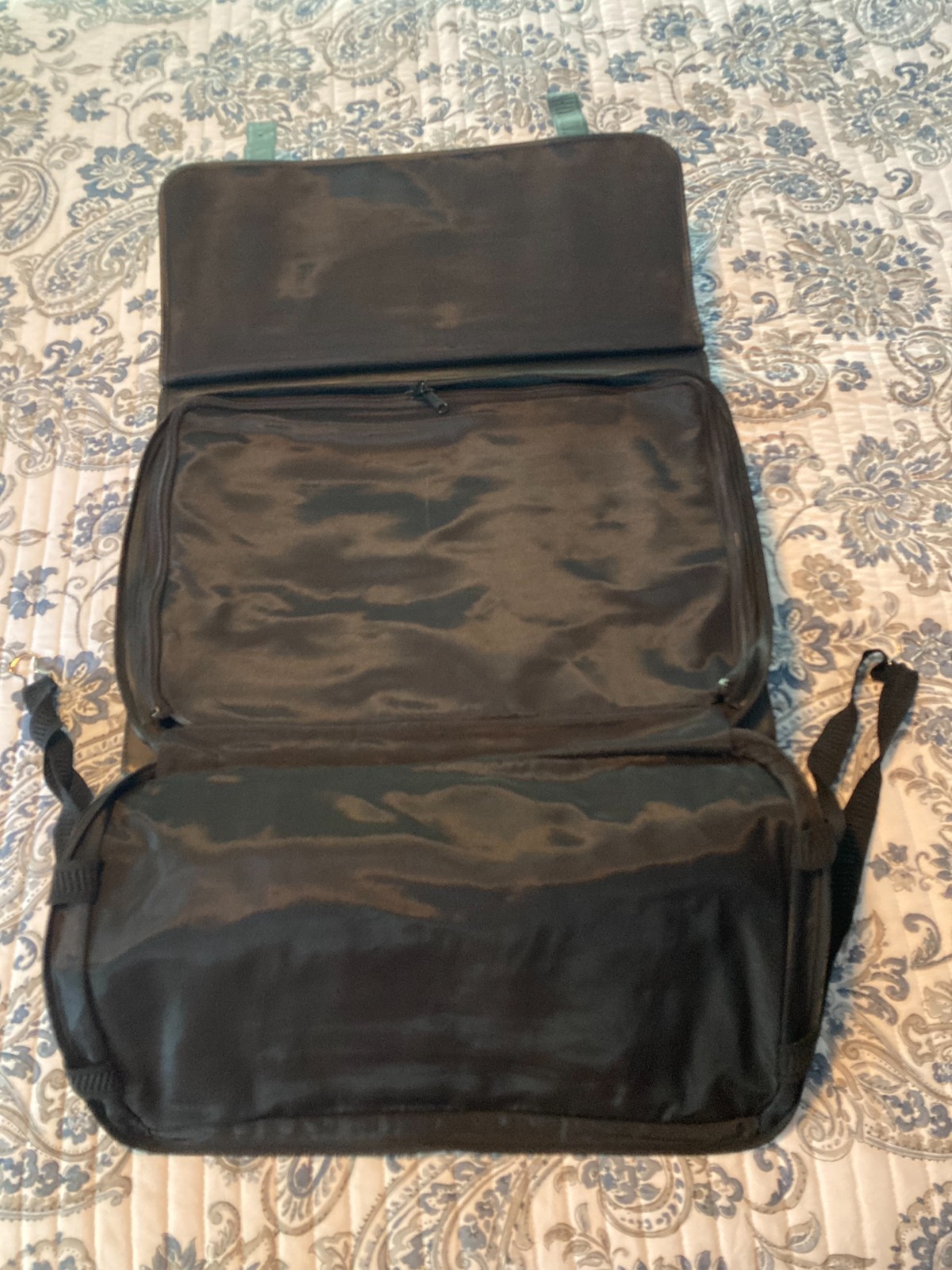 VINTAGE, PORSCHE DESIGN, HARD SIDED LEATHER BRIEFCASE WITH SADDLE BAG. C~VIDEO!!