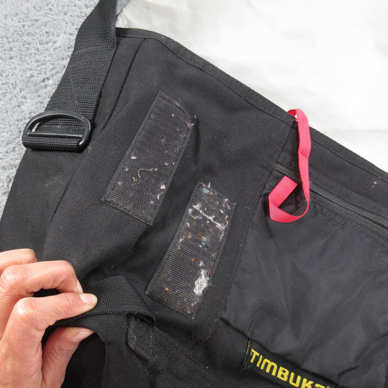 Timbuk2 Messenger Bag Medium Black Nylon Laptop Work Travel Shoulder Crossbody