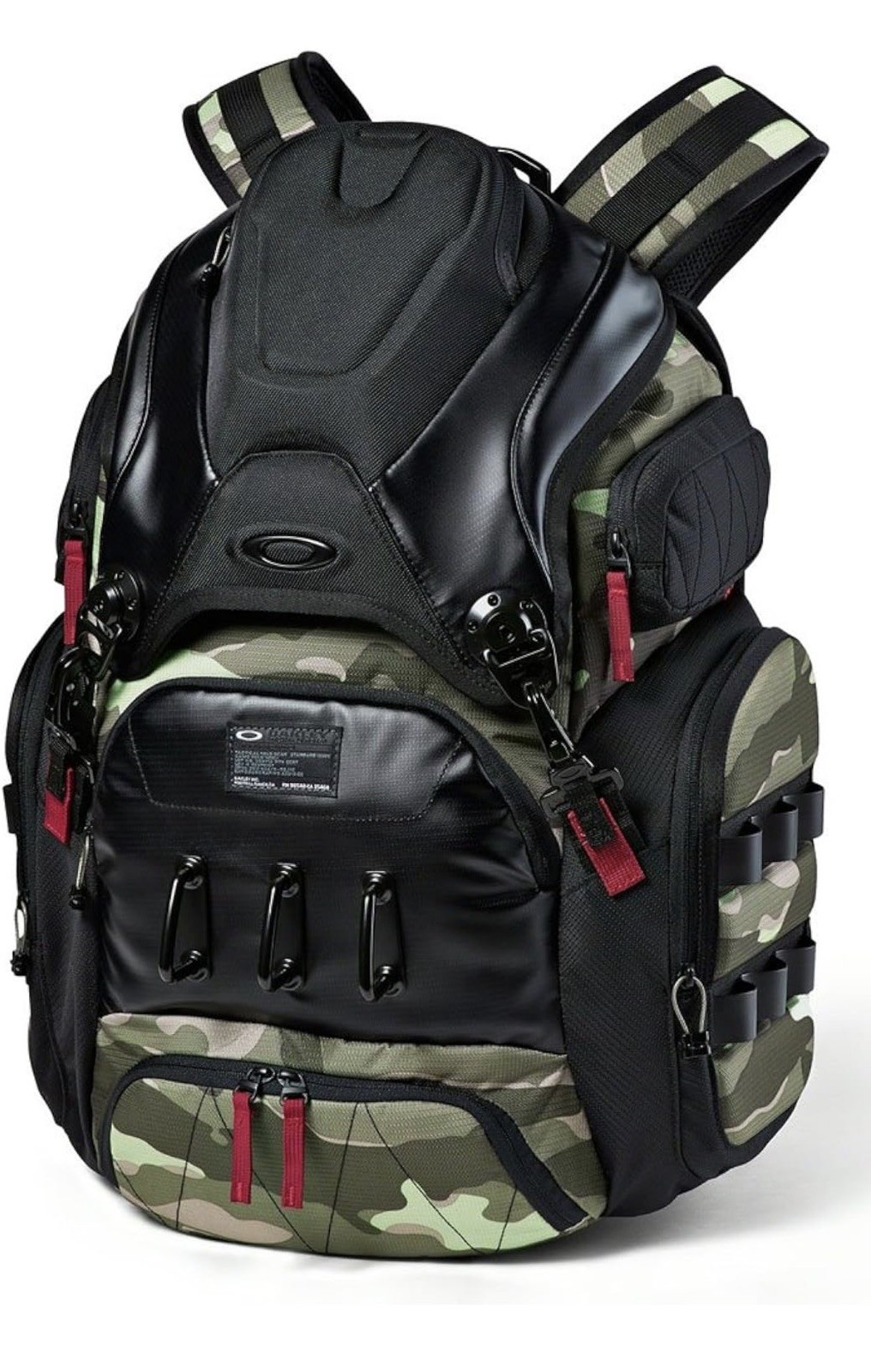 🆕 Oakley Tactical Field Gear Big Kitchen Sink Backpack🎒Herb Camo Red Core Pack