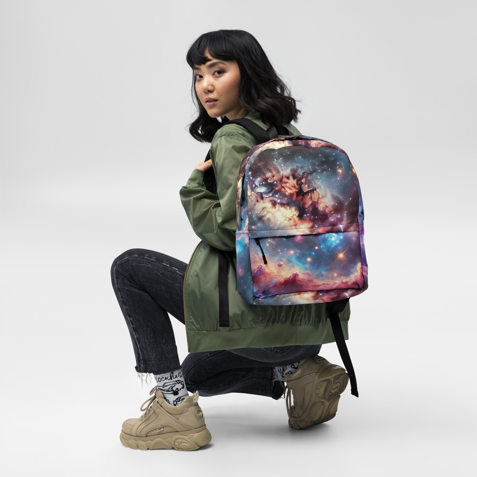 Enter the Nebula All-Over Print Backpack