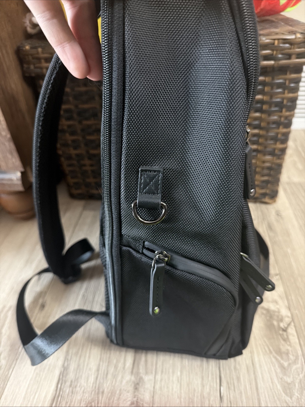 Robert Graham Cache L Series Backpack Black Laptop Travel Work Bag NWOT MSRP$228