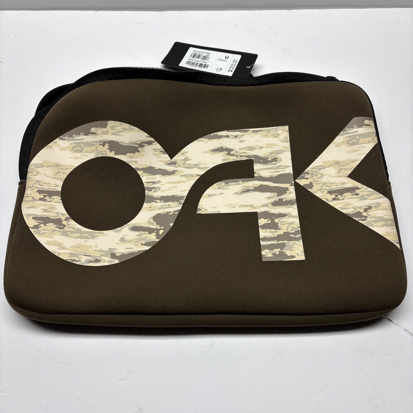 New Oakley B1B Laptop Protective Case Brown Camo Desert Travel Case