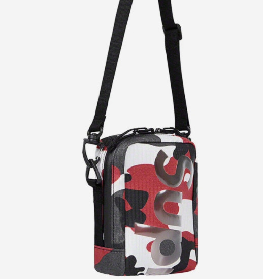 Supreme SS21 Red Camo Neck Pouch
