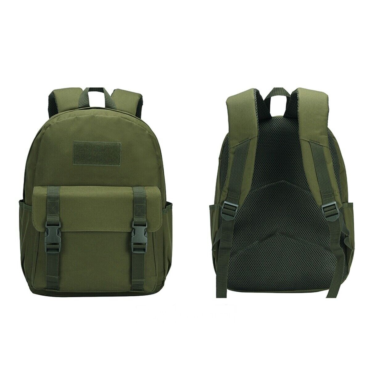 19L Green Backpack School Laptop Bookbag Travel Tactical Camping Rucksack Bag US