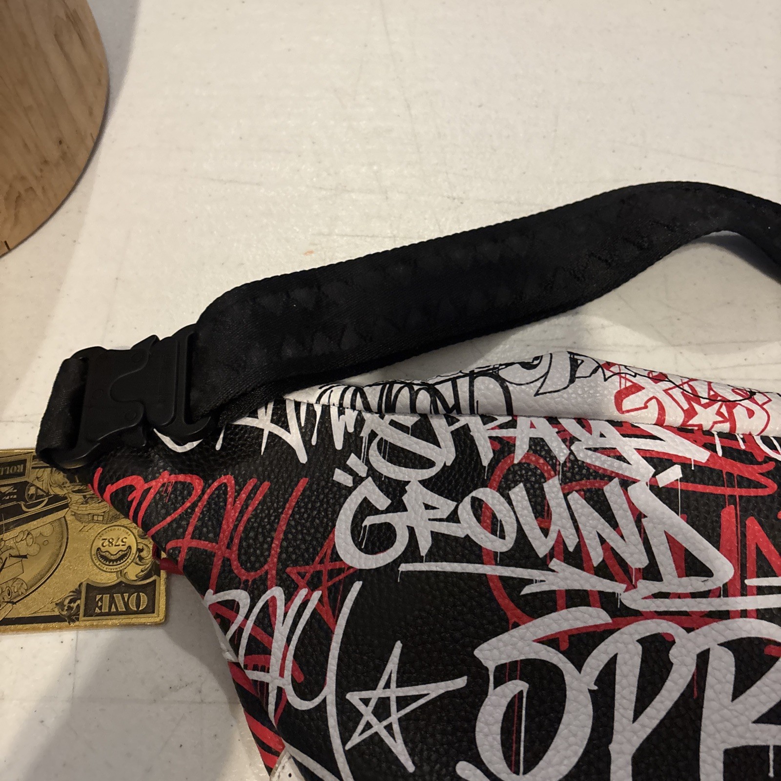 Sprayground Garden Of Sharks Mouth Fanny Pack Designer Belt Bag Crossbody Bag