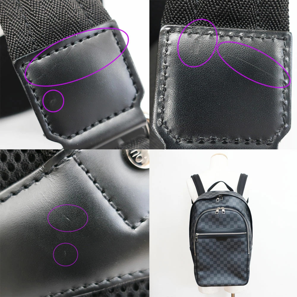 Louis Vuitton Michael Backpack N58024 Dar Graphite Black Daypack r50_0701